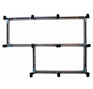 Каркас с ножками для Smc поддона Cezares 1200х900 мм, хром (TRAY-M-RH-120/90-ML-R)