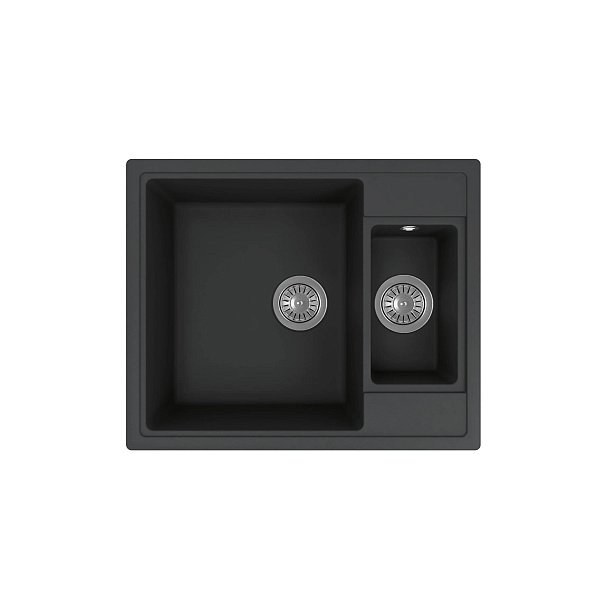 Кухонная мойка Florentina ЛИПСИ 20.465.D0620.302, антрацит