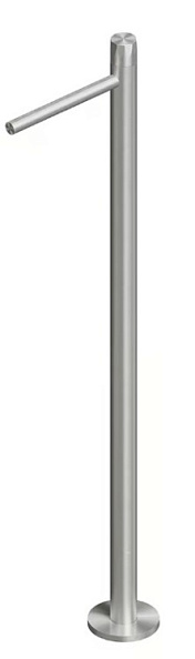 Смеситель для раковины Quadro design HB, сталь брашированная (15 05/1 AS)