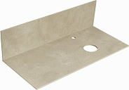 Столешница под раковину Aquaton с панелью Мишель 100 керамогранит 1A253303MIX40