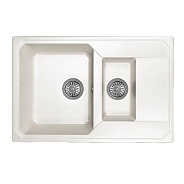 Кухонная мойка Dr. Gans КАРДИНАЛ 29.035.D0760.401, белый