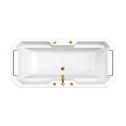 Акриловая ванна Радомир (Fra Grande) Фернандо 190х90, с рамой-подставкой (комплектация золото) (4-01-3-0-1-421)
