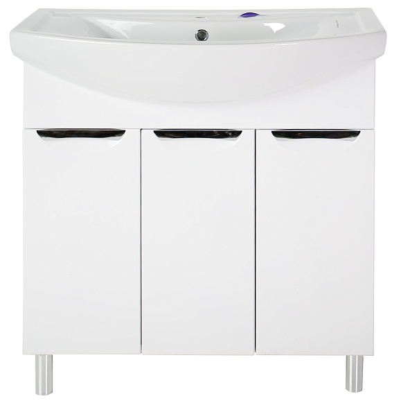 Тумба ASB-Mebel Мессина 80/3 под умывальник Балтика 80 (11433)