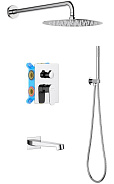 AQ1273CR ОБЕРОН Set 4 в 1 душевой комплект 3 режима