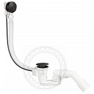 Слив-перелив (полуавтомат, 80 см.) FILARETE FL80BG, графит