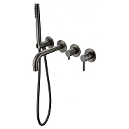 Смеситель для ванны встраиваемый Grocenberg GB5070BG, графит