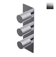 Смеситель для душа Ritmonio Tie, на 2 потребителя, Brushed Chrome (PR47HE101IX)