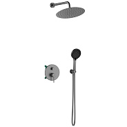 Смеситель Lemark Beluga для душа, встраиваемый (LMF-8055B-GM)