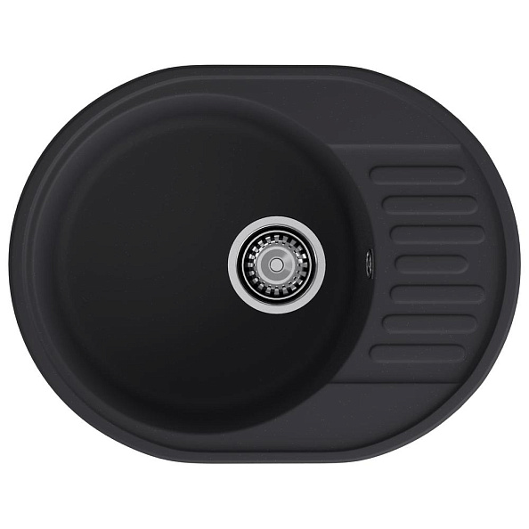 Кухонная мойка GranFest QUARZ 58, черный