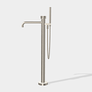 Смеситель для ванны и душа Fima Carlo Frattini So, брашированный никель (F3184/4NSN)