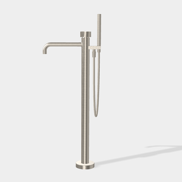 Смеситель для ванны и душа Fima Carlo Frattini So, брашированный никель (F3184/4NSN)