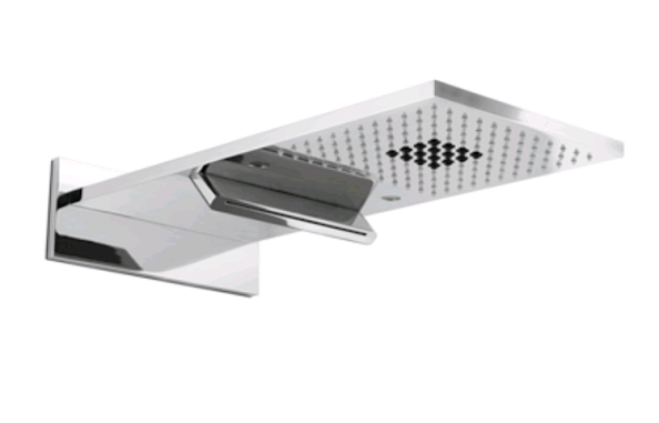 Верхний душ Carimali Yes-el’it 220х510, шампань брашированная PVD (26872EST-CHMB)