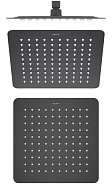 AQ2072MB квадратный верхний душ 250*250*2 мм, матовый черный