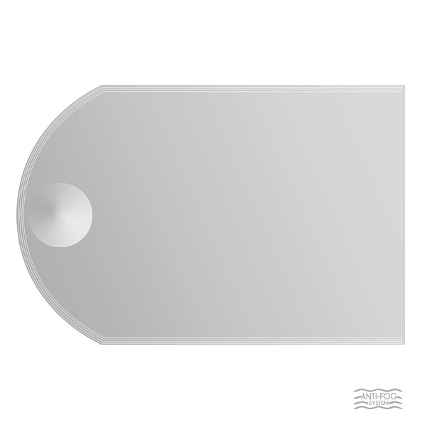 Зеркало с увеличительным зеркалом и LED подсветкой Cezares риверсивное, 1200х800 (45030)