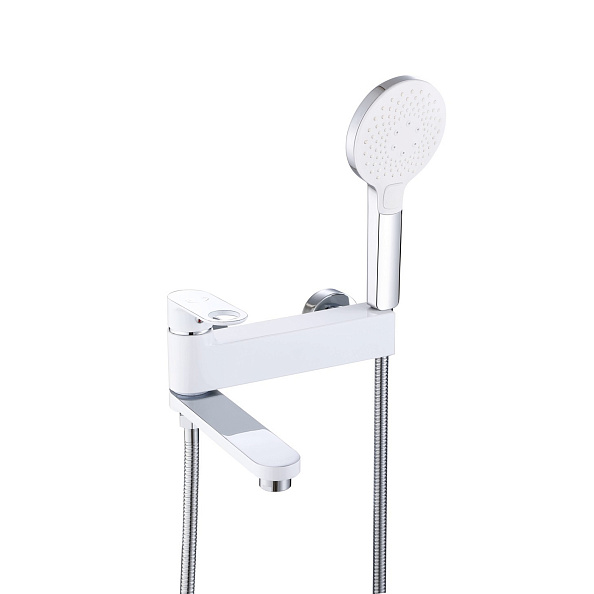 Смеситель для ванны D-Lin D181377-C, белый/хром