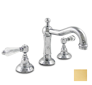 Смеситель для раковины Nicolazzi Half Dome Crystal, золото (1409 GO 34)