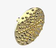 Верхний душ THG 200х200, золотистый PVD (G00 A02 286P)