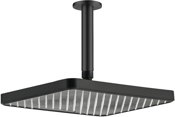 Верхний душ потолочный AQUATEK AQ2071MB, 305х205 мм, матовый черный