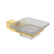 Мыльница Raglo R301.02.03 с держателем,сатин золотой