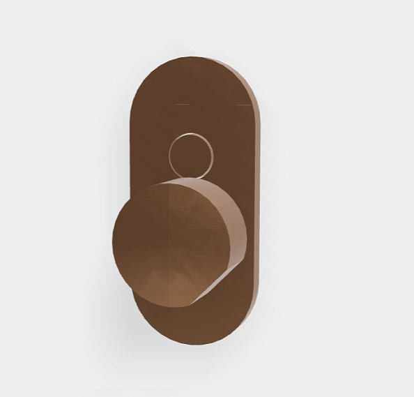 Смеситель для душа Fima Carlo Frattini So, на 2 потребителя, бронза брашированная (F3189E2ZS)