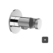 Шланговое подсоединение Almar Showers Accessories, Absolute Black Brushed PVD (E095037.AB)