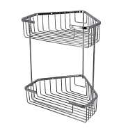 Полка металлическая угловая D-Lin D201305, хром