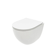 Унитаз подвесной Maretti Elena безободковый с микролифтом, EA10PBM67-844, белый