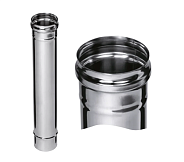 Труба 1,0м Ferrum HF (304/0,8 мм) Ф150