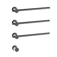 Полотенцесушитель электрический, встроенный Timo Saona черное золото (030/18SM)