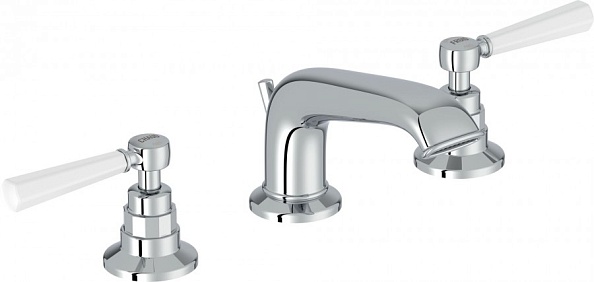 Смеситель для раковины Jacob Delafon CLEO 1889 на 3 отвертия, ручка рычаг (E24305-CP)