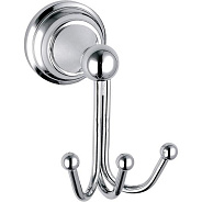 Крючок для ванной комнаты тройной Rav Slezak MORAVA MKA0105, хром
