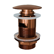 Донный клапан для раковины с переливом Knotlor BM9011RB, бронза