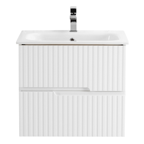 База под раковину подвесная Cezares Duet 570х450х500, Bianco Opaco (DUET-600-2C-SO-BO)