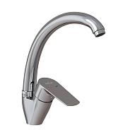 Смеситель для кухни 35k MIXLINE МЛ14-031(ML14-031)выс.излив б/отв боковая п/гайку (без подводки) (556611)