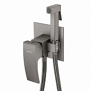 Гигиенический душ со смесителем GAPPO G7207-9, оружейная сталь