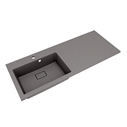 Раковина Florentina Аванти 120 см 10.310.0L120.307, серый шёлк