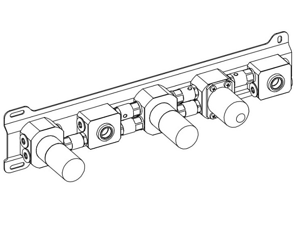 Внутрення часть Fantini Fontane Bianche, для смесителя для ванны и душа (47 00 P019A)