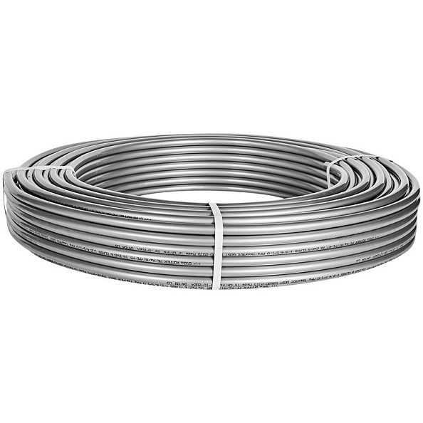 Труба стабильная ROMMER PE-Xa/Al/PE-RT серая 16.2x2.6 (бухта 100 м) с алюминиевым слоем (RPS-0001-001626)