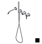 Смеситель для ванны и душа Ritmonio Diametro35 Elegance, черный (PR54EC201C04)