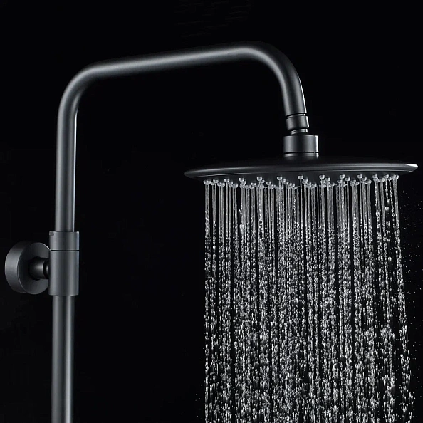 Душевая система Shevanik S8736H, черный