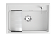 Кухонная мойка GRANULA кварц (7301i, ШВАРЦ)