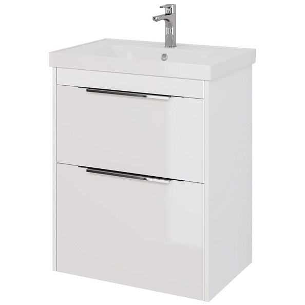 Тумба под раковину подвесная/напольная Dreja Prime 70 см, белый