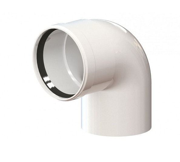 Колено Bravo 80-90 (М-П) безрадиусное с манжетой (BR.20.003)