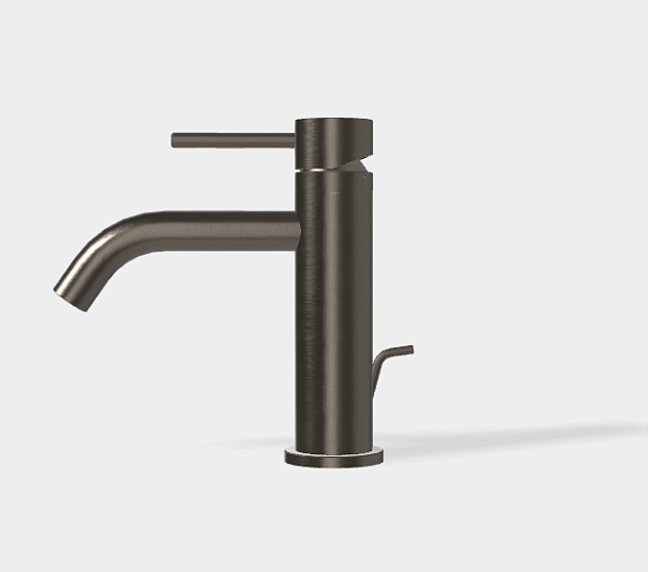 Смеситель для раковины Fima Carlo Frattini Spillo Up, брашированный чёрный хром (F3031XSCS)