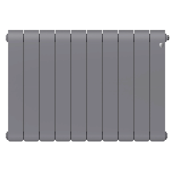 Радиатор биметаллический Royal Thermo Infinity 300 Silver Satin 10 секций, боковое подключение