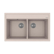 Кухонная мойка Florentina ЛИПСИ 20.370.E0820.107, песочный