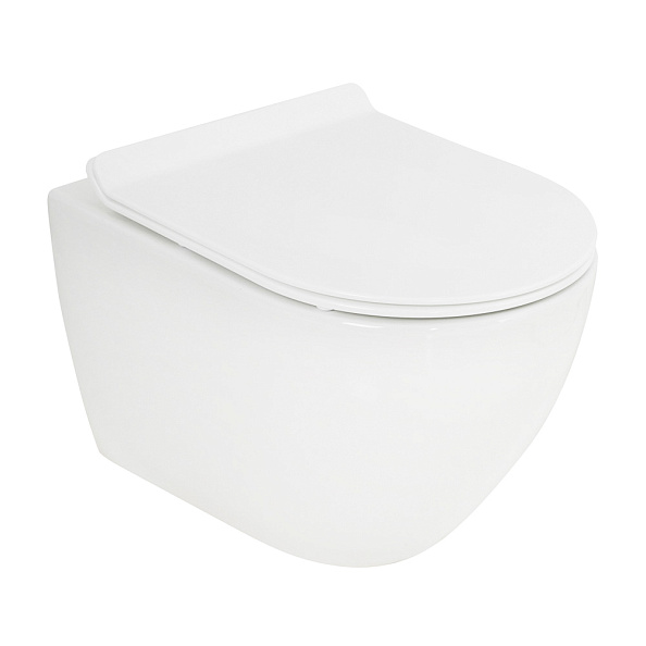 Чаша подвесного унитаза Cezares Stylus, белый (CZR-6601-TH-TOR)