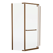 Душевой уголок Knotlor FCD100CG0RB 5-тиугольный 100х100х200, бронза