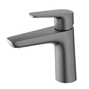 AQ1110BGM БЕТТА смеситель для раковины 98, без донного клапана, оружейная сталь