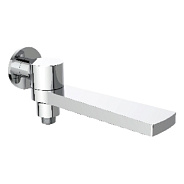 Излив поворотный Raglo R473.75 для ванны и душа 21см с функцией переключения латунь, хром